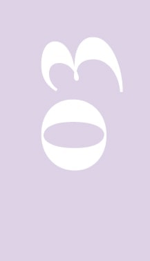 03 Lila Number three on purple design element
