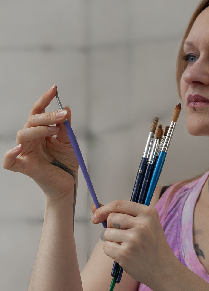 foto-portrait of artist Jasmina Kirsch
