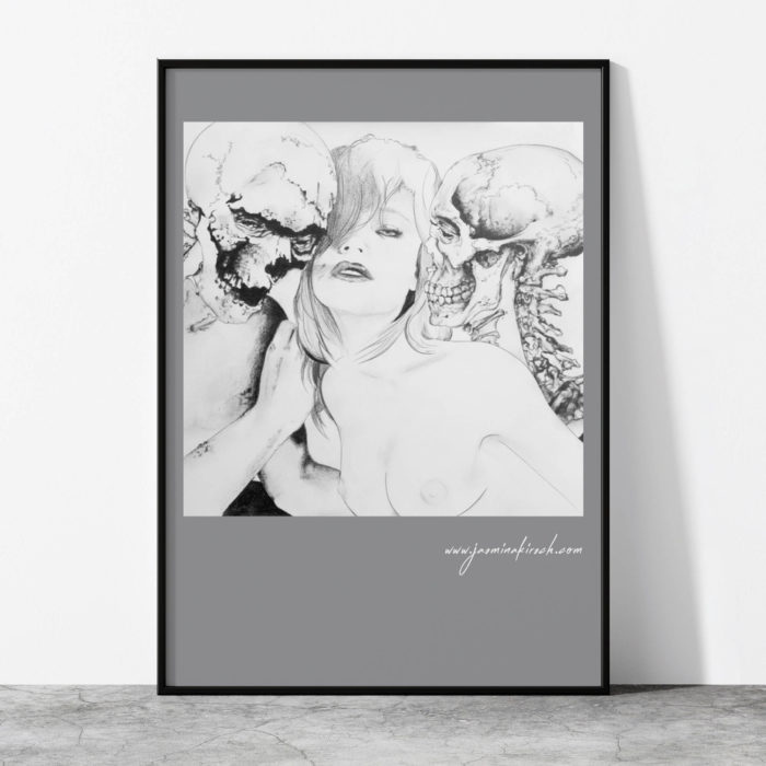 Art print 'drop dead gorgeous'